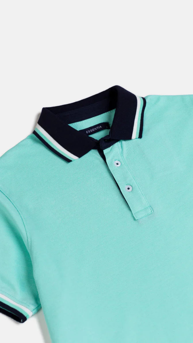 Men&#39;s Sea Green Polo Shirt