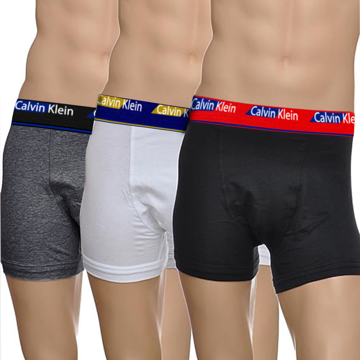 Flex Fit Pack Of Three Premium Boxer Bundle For Men