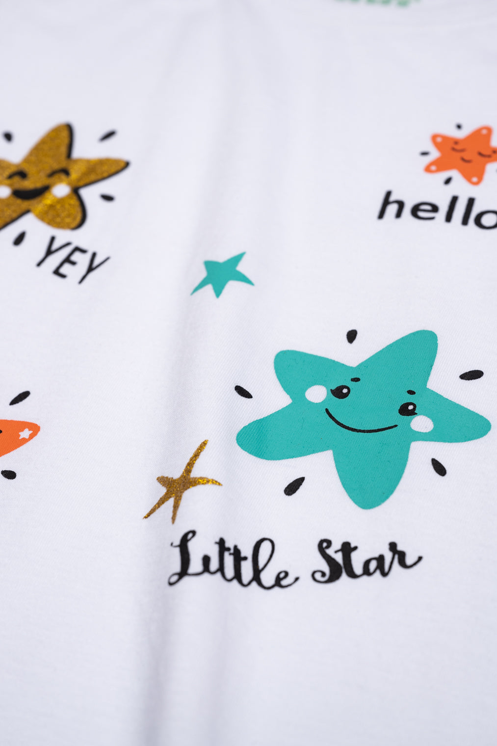 Girls Star Printed Tee