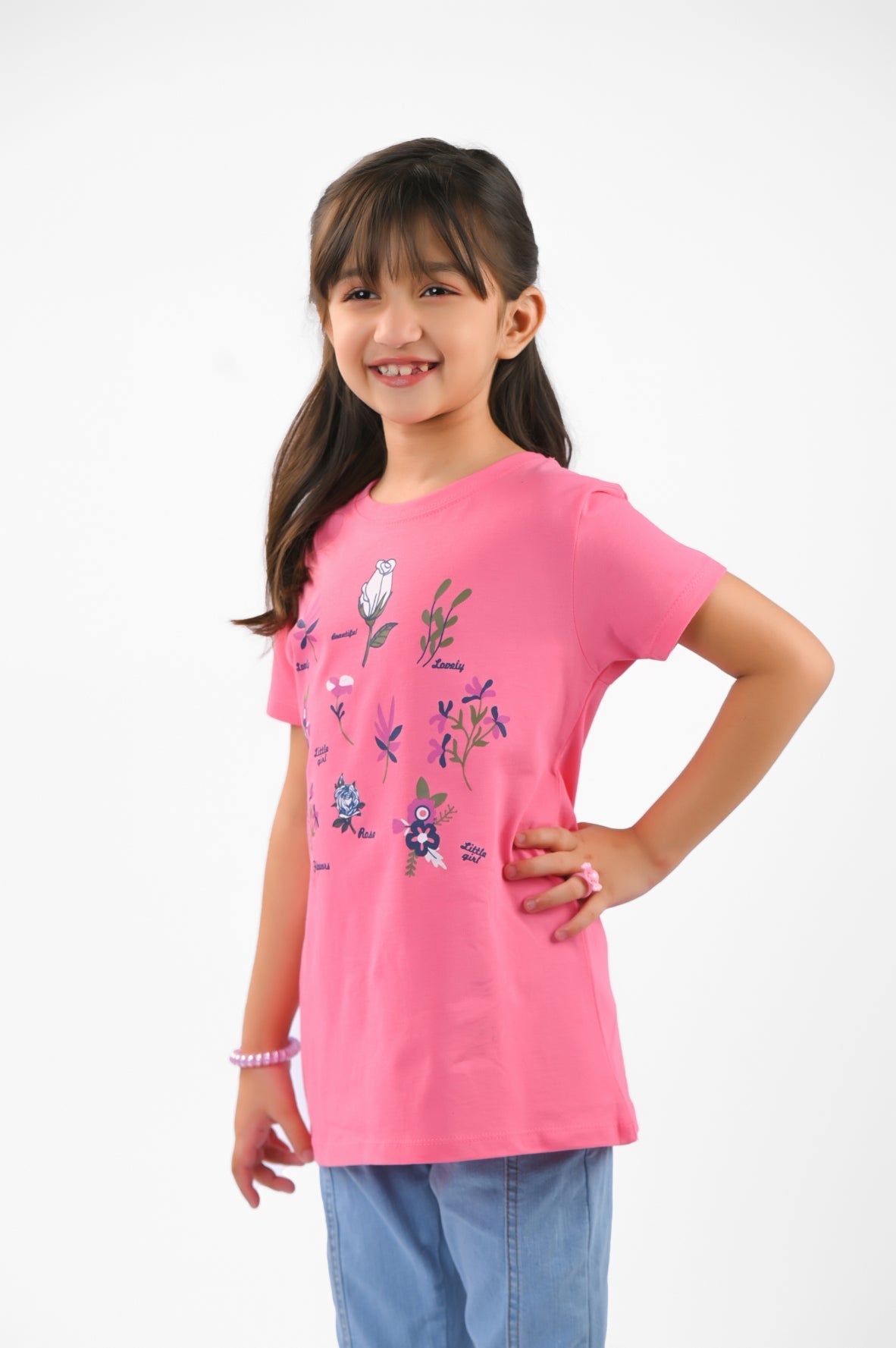 Girl&#39;s T-Shirt S/Slv.