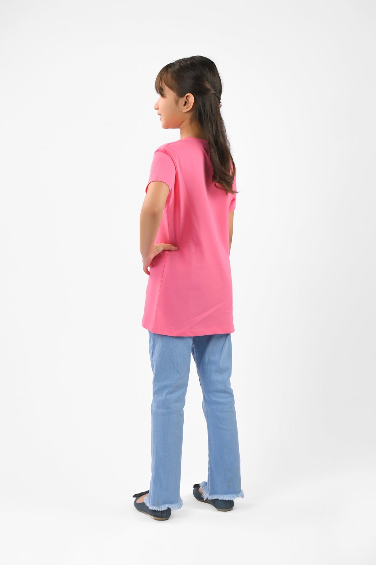 Girl&#39;s T-Shirt S/Slv.