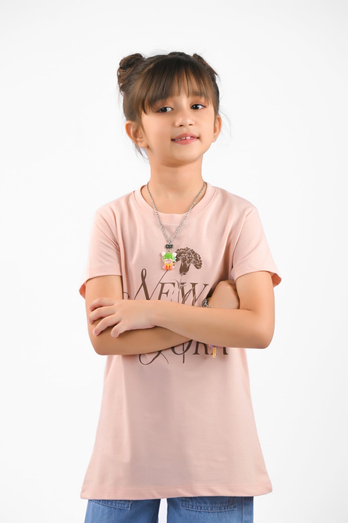 Girl&#39;s T-Shirt S/Slv.