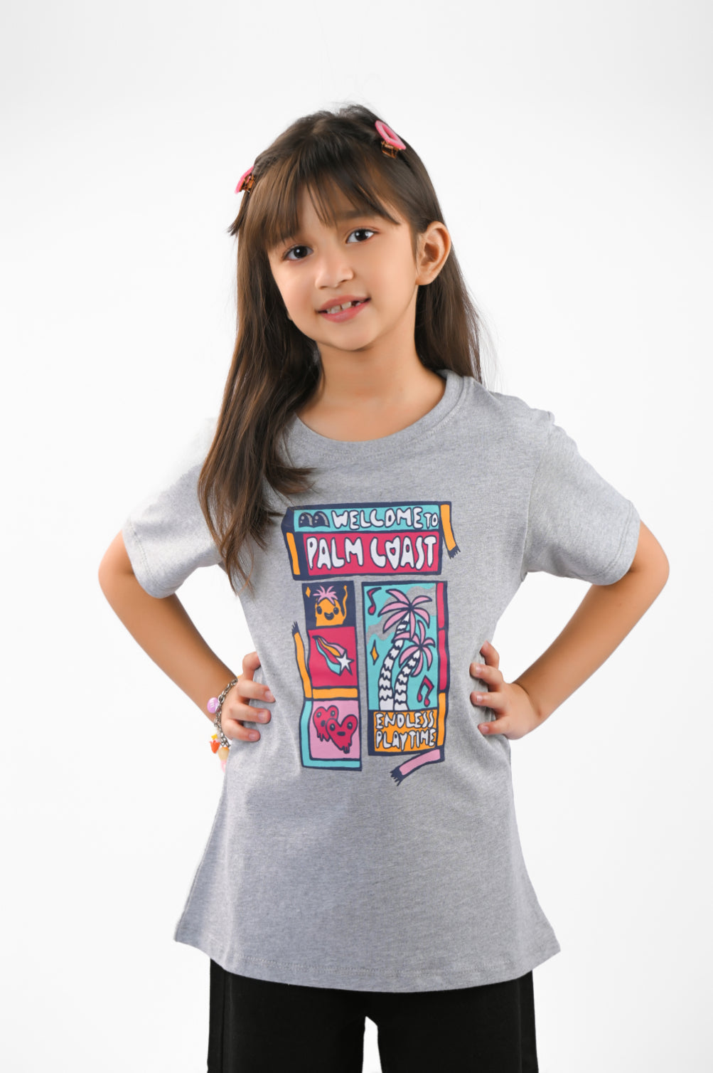 Girl&#39;s T-Shirt S/Slv.