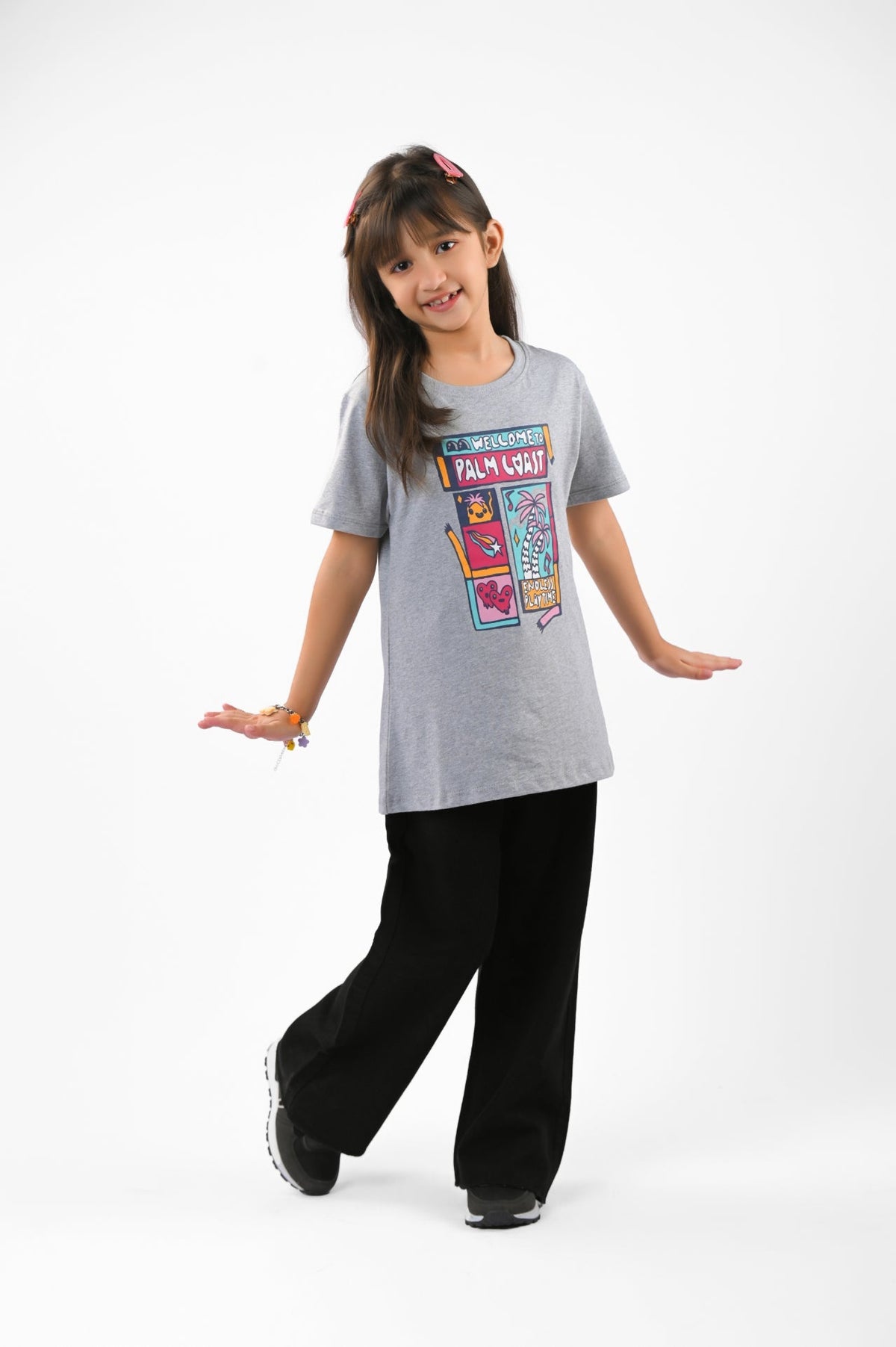 Girl&#39;s T-Shirt S/Slv.