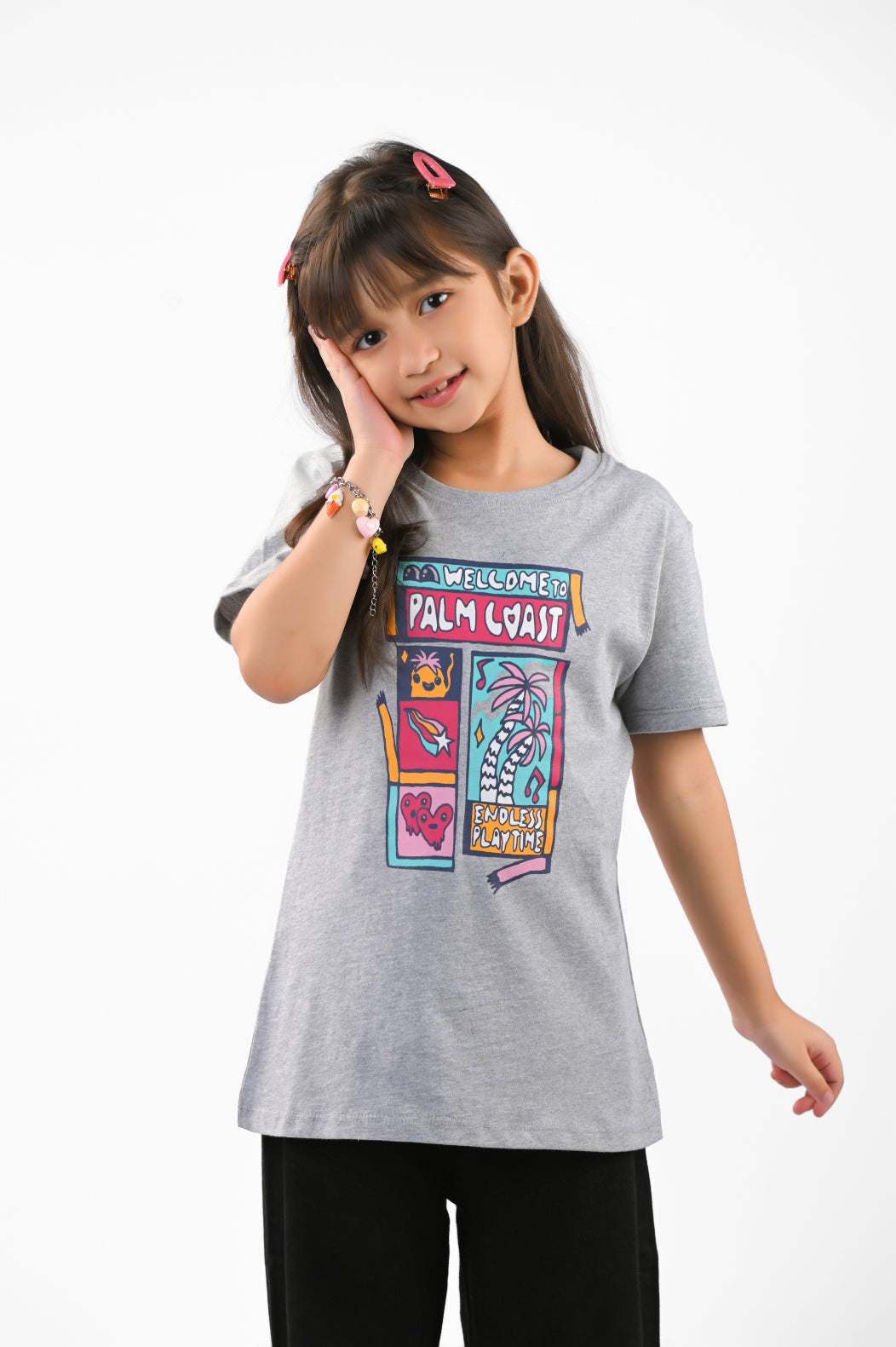 Girl&#39;s T-Shirt S/Slv.