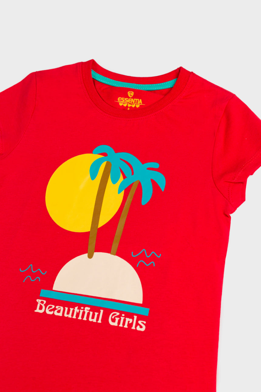 Girl&#39;s T-Shirt S/Slv.