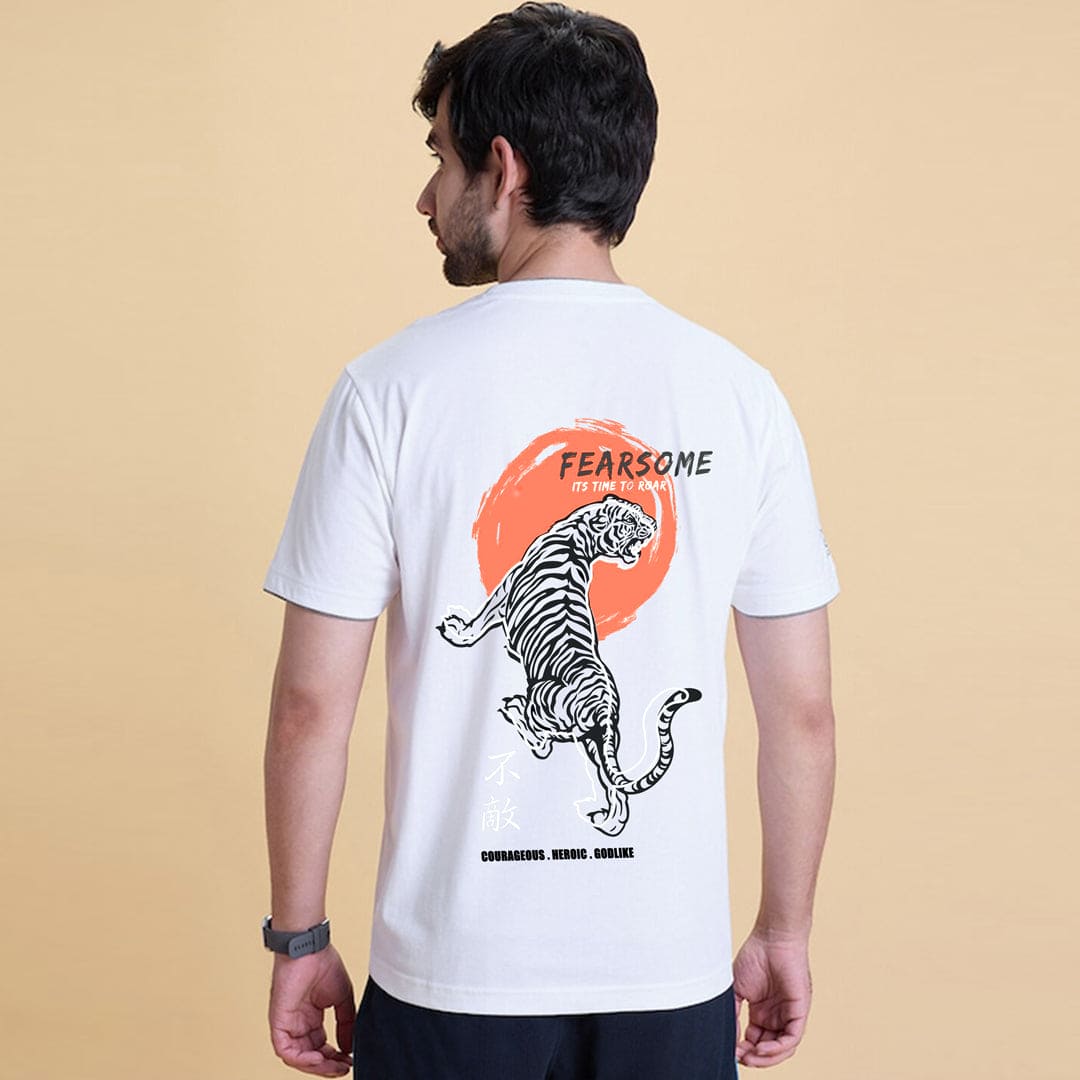 Jupiter Fearsome Cotton Graphic Tee For Men