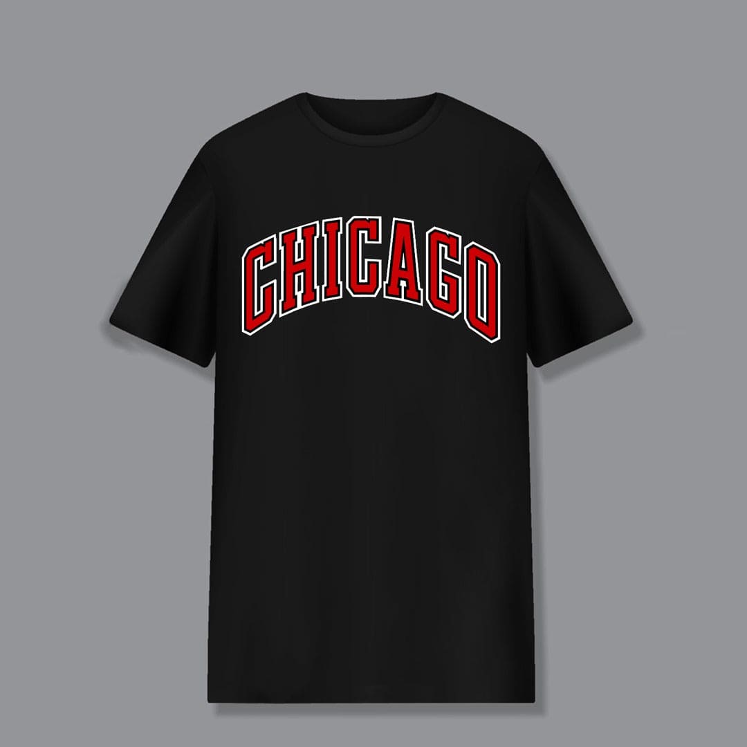 Jupiter Chicago Cotton Graphic Tee For Men