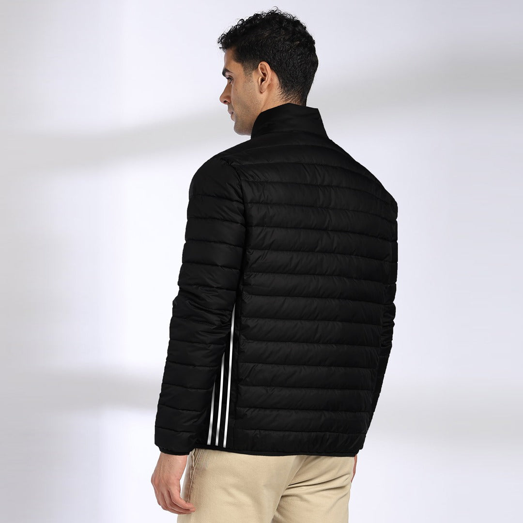 3 Stripes Signature Logo Premium Quilted Bomber Jacket For Men (Minor Fault)