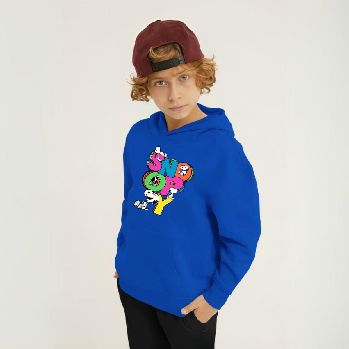 Snoopy Printed Kids Hoodie Set