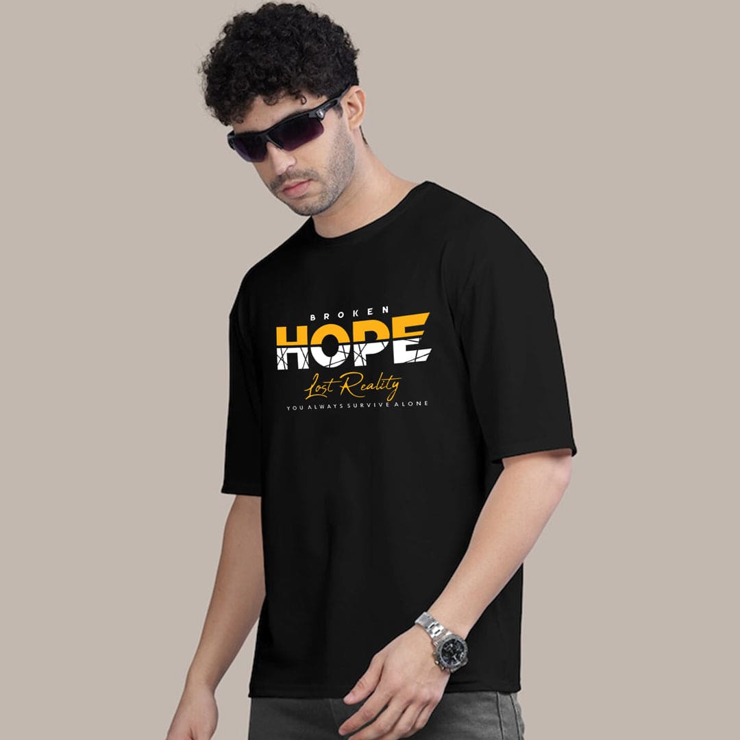 Jupiter Broken Hope Cotton Graphic Tee For Men