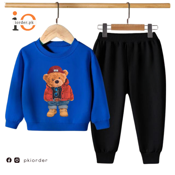 Cute Bear Kids Sweatshirt &amp; Pant