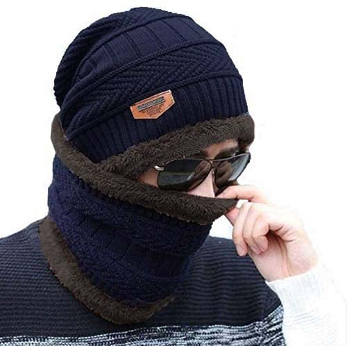 Head &amp; Neck Unisex Beanie With Neck Warmer