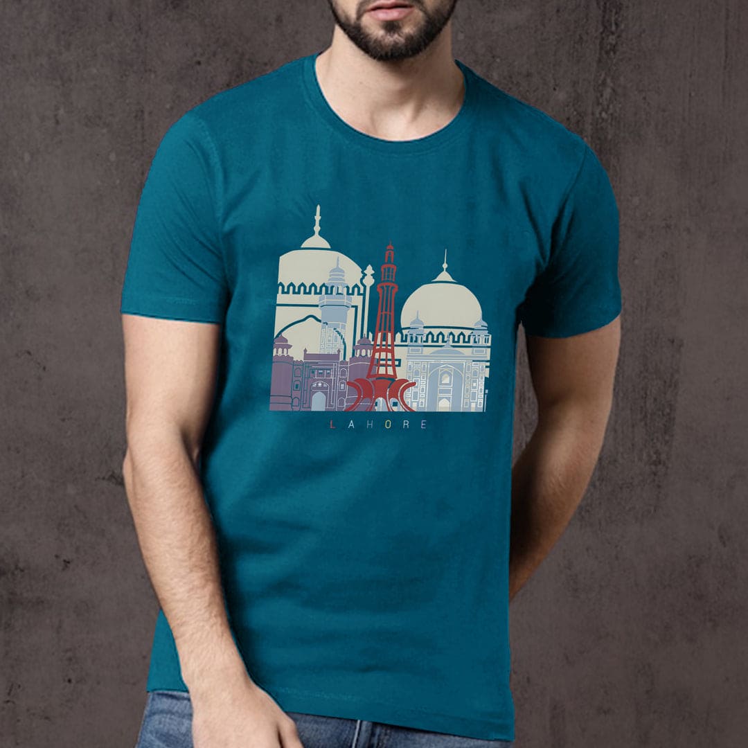 Jupiter Lovely Lahore Cotton Graphic Tee For Men